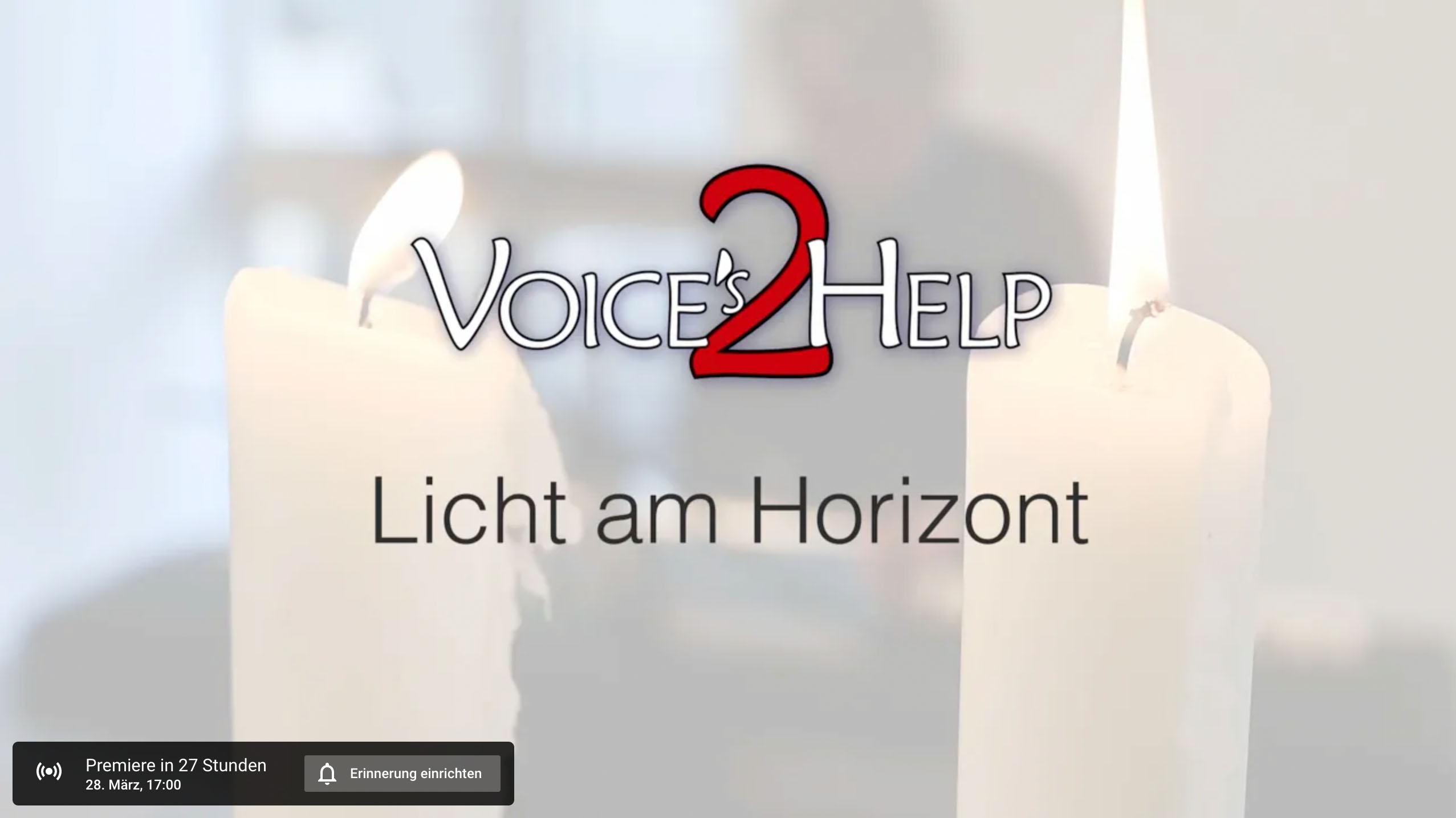 1. digitalen Konzert der Voices2Help - YouTube