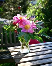 Blumen für die Kirche