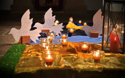 Ökumenisches Friedensgebet am Weihnachtsmarkt