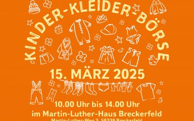 Kinderkleiderbörse am 15.03.2025